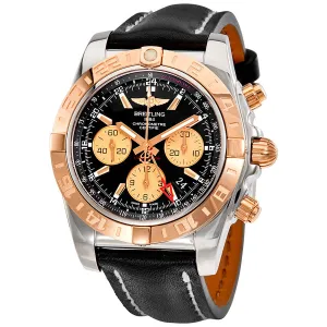 Breitling Chronomat 44 GMT Black Dial Men's Watch CB042012/BB86BKLT