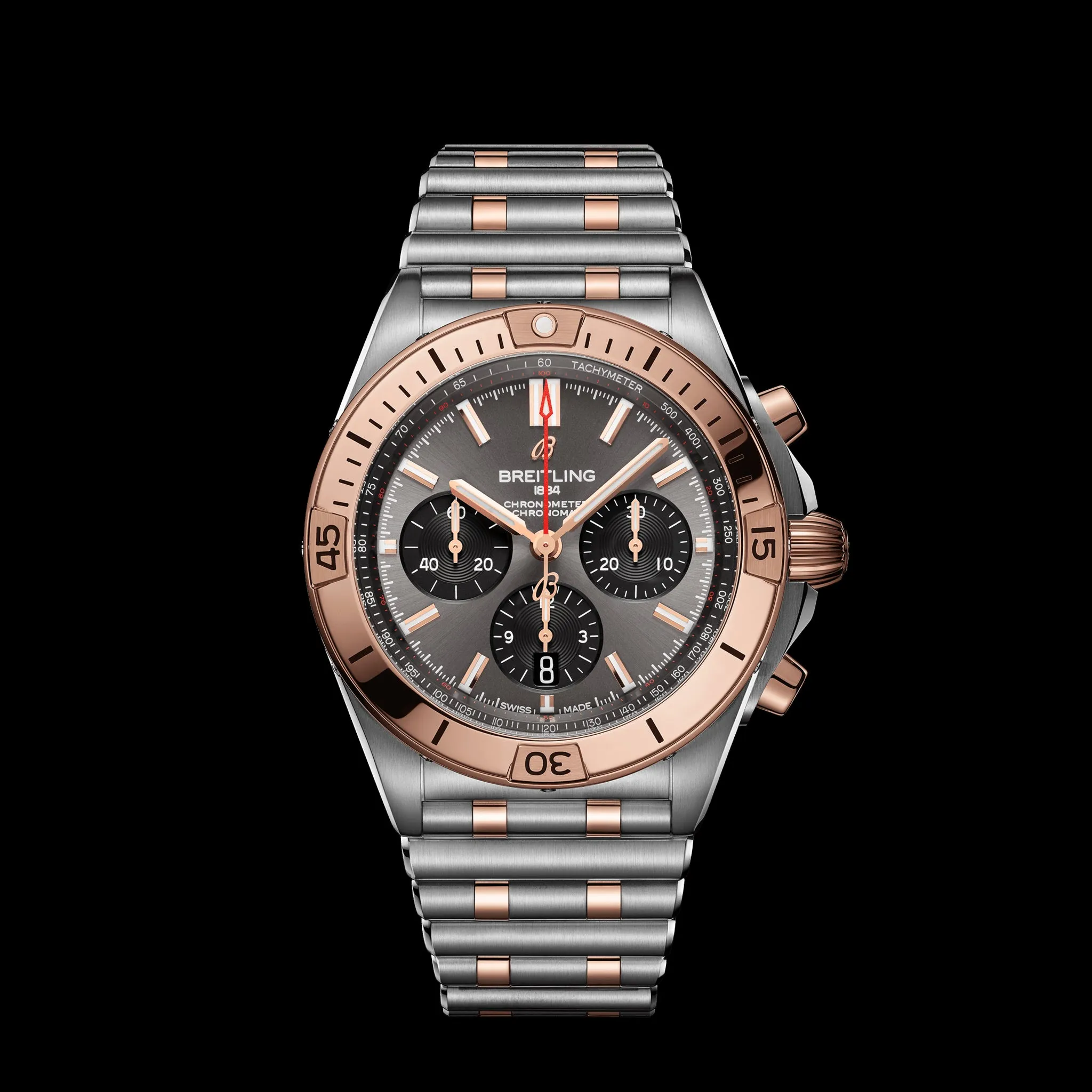 Breitling Chronomat B01 Watch, 42mm Grey Dial, UB0134101B1U1