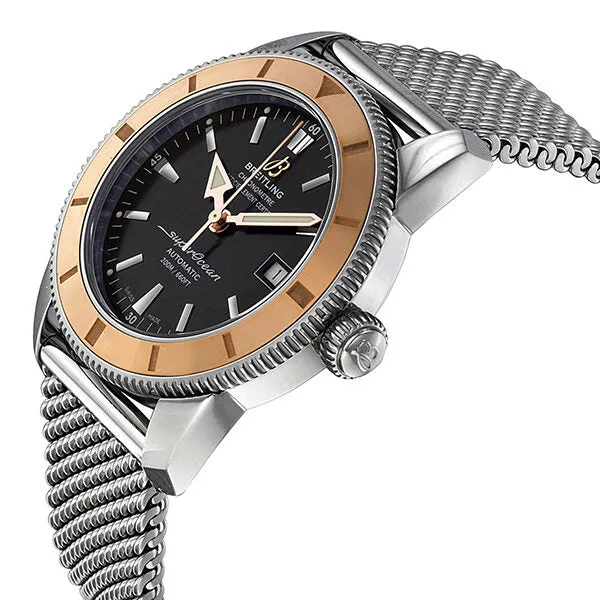 Breitling Superocean Heritage 42 Automatic Black Dial Men's Watch U1732112-BA61 U1732112-BA61SS