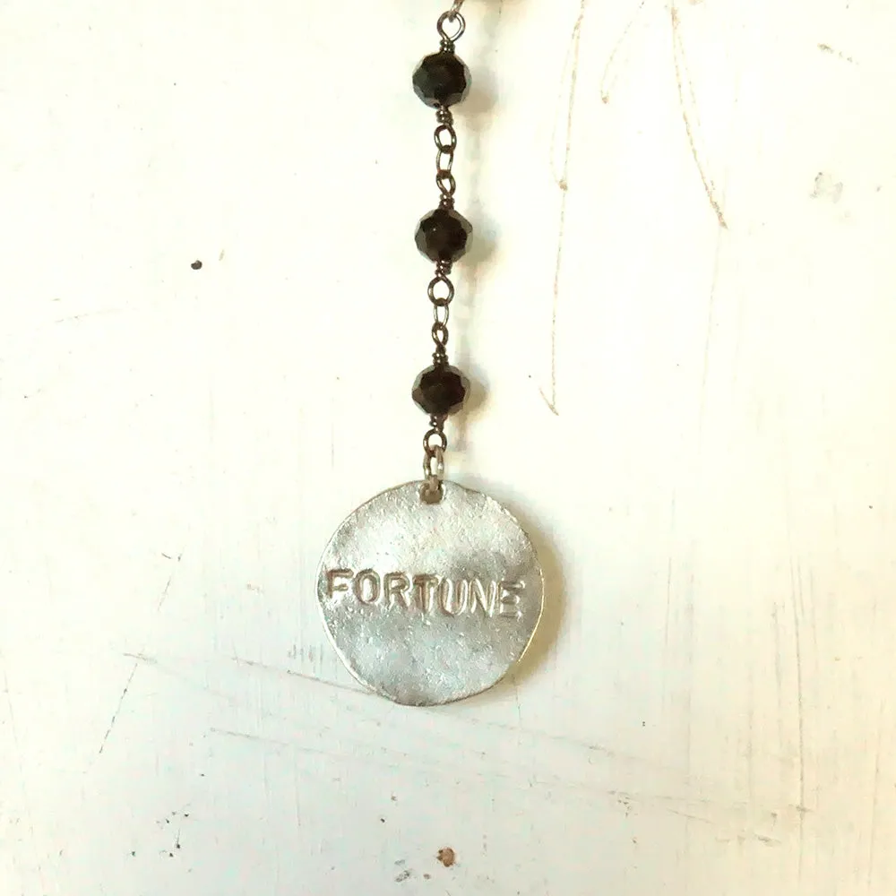Buddha Medallion Rosary Style  Necklace