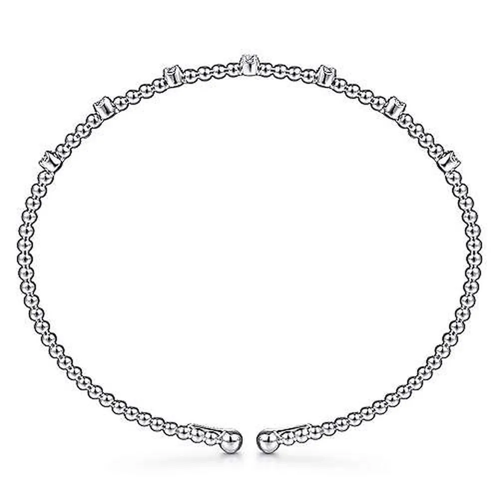 Bujukan Stationed Diamond Bar Bracelet