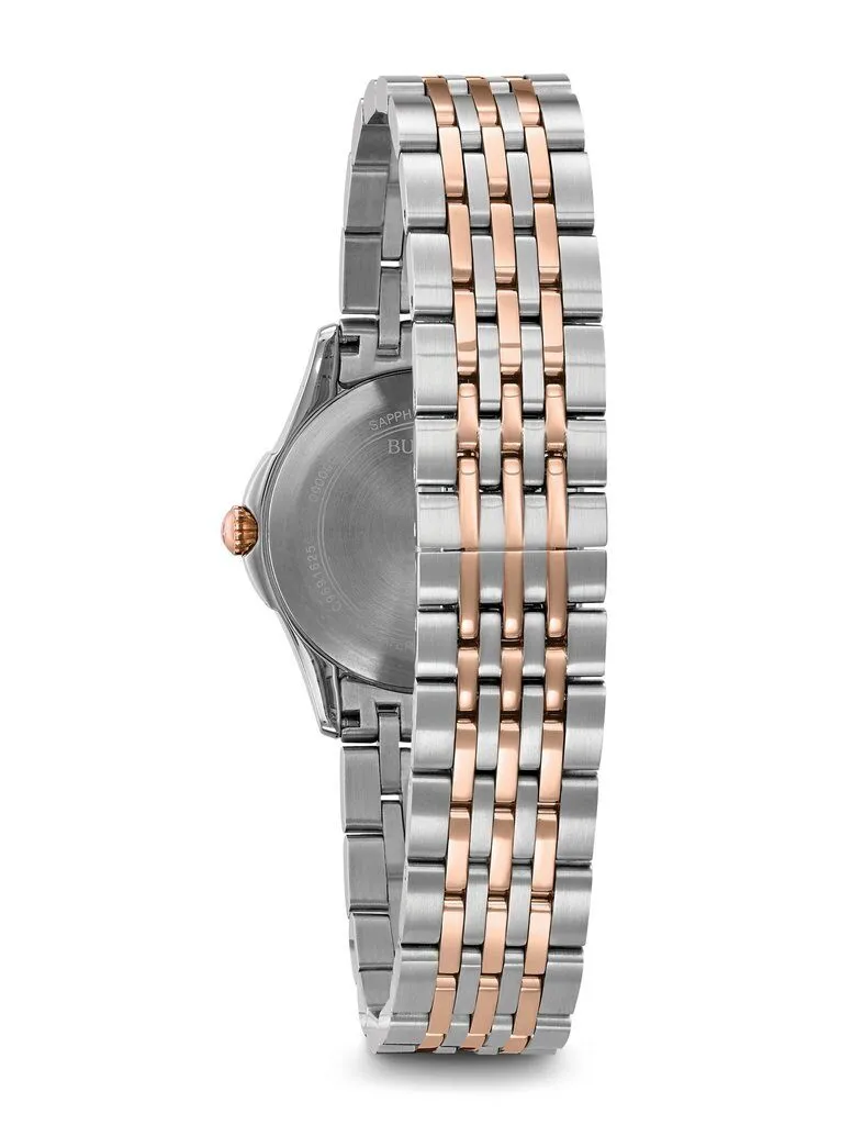 Bulova Classics White Mother of Pearl Dial Ladies Watch 98M125