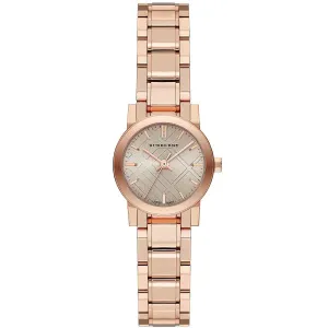 Burberry The City Rose Gold Stainless Steel Nude Dial Quartz Watch for Ladies - BU9228