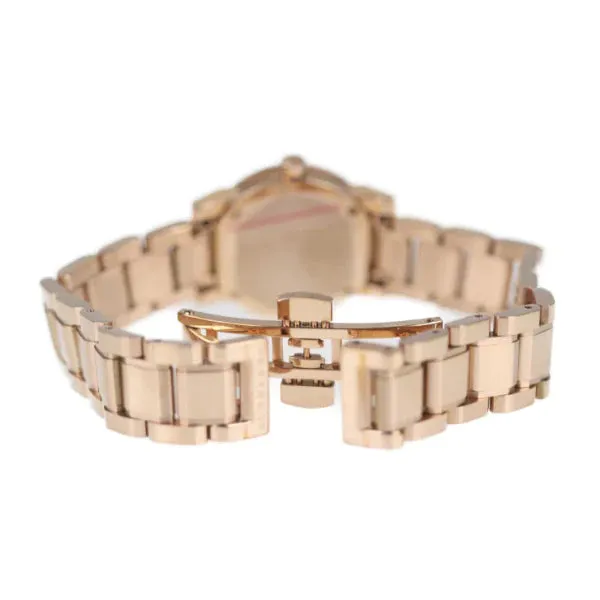 Burberry The City Rose Gold Stainless Steel Nude Dial Quartz Watch for Ladies - BU9228