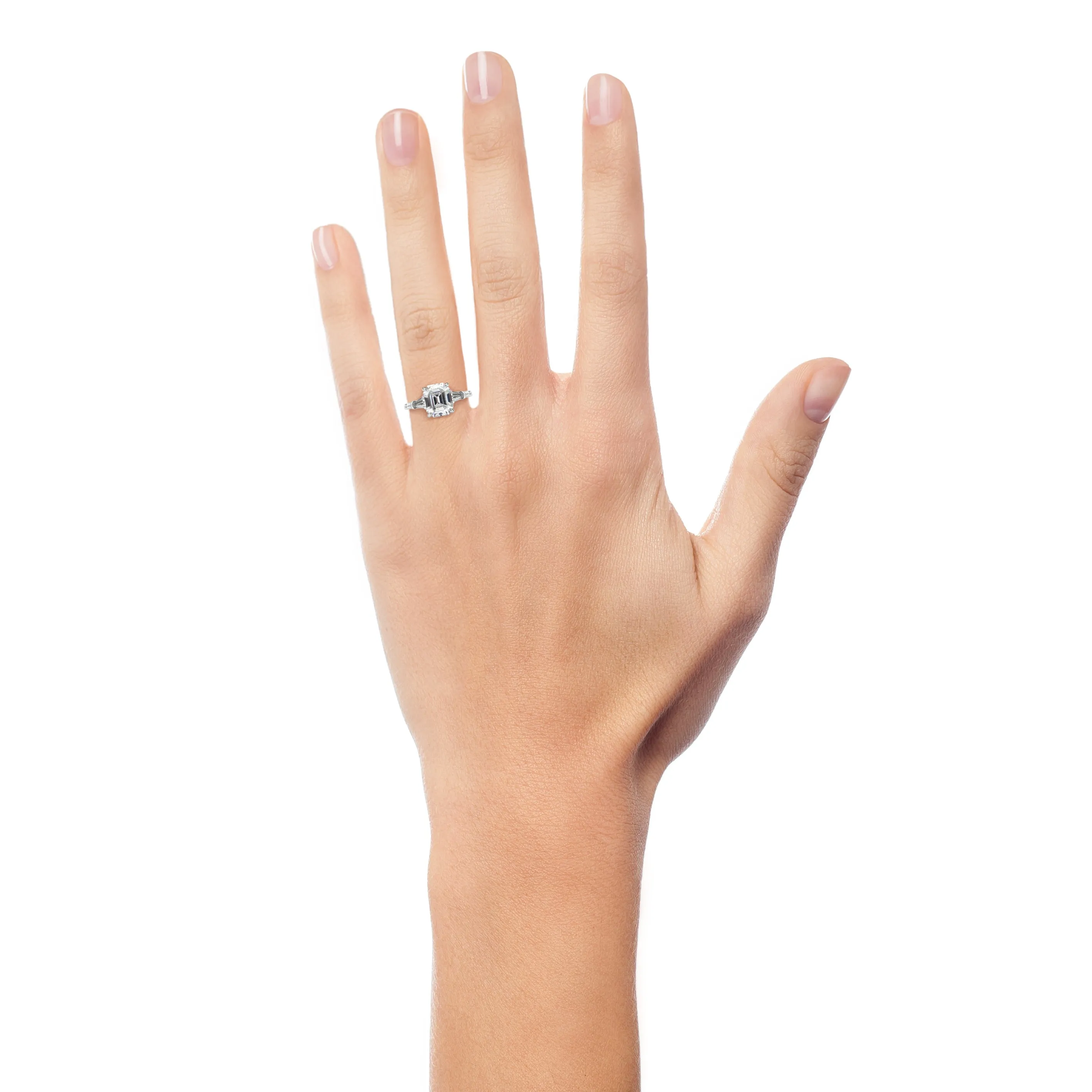 Calais 2ct Asscher Cut Diamond Engagement Ring