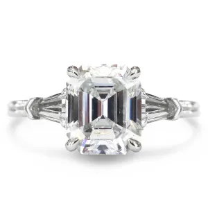 Calais 2ct Asscher Cut Diamond Engagement Ring