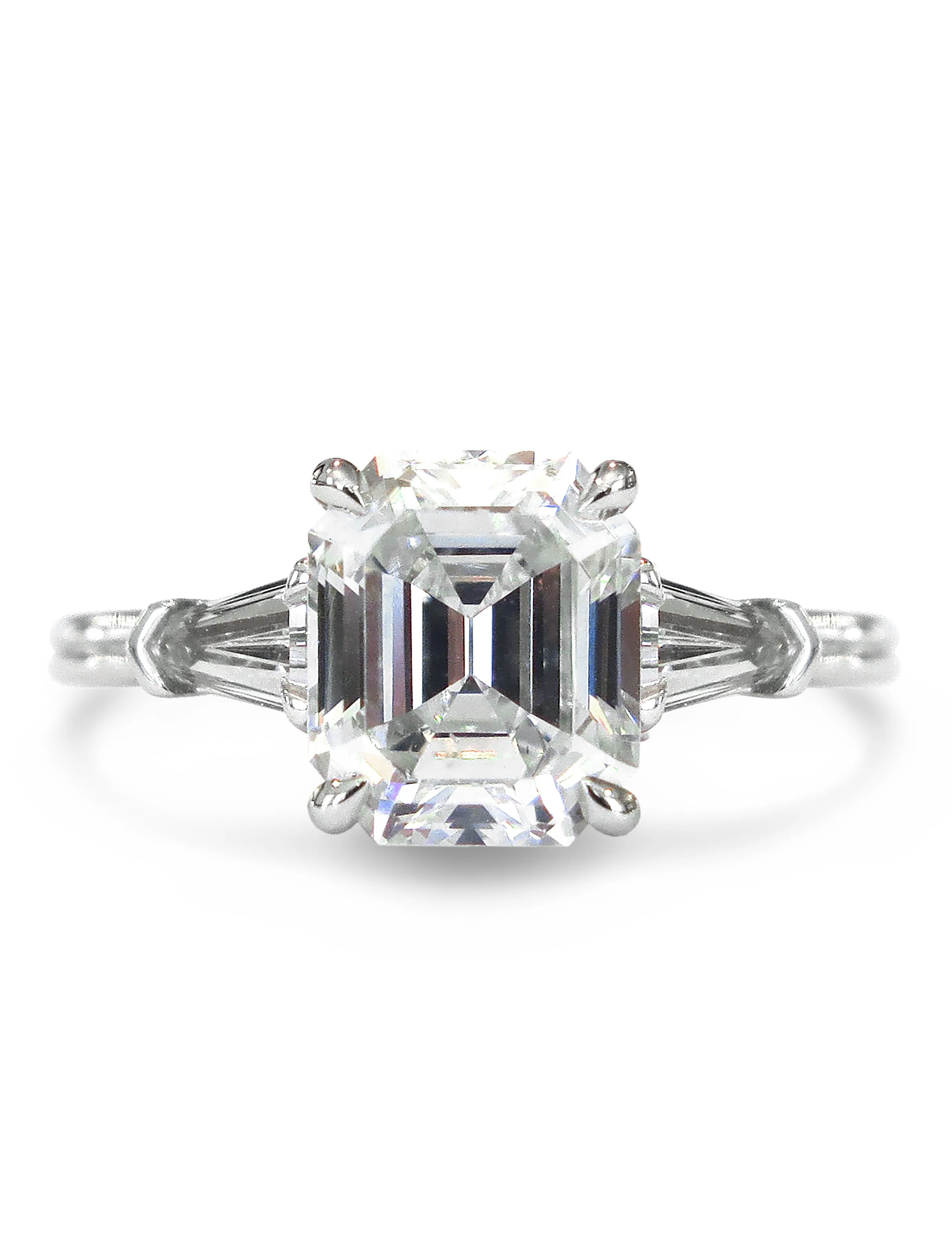 Calais 2ct Asscher Cut Diamond Engagement Ring