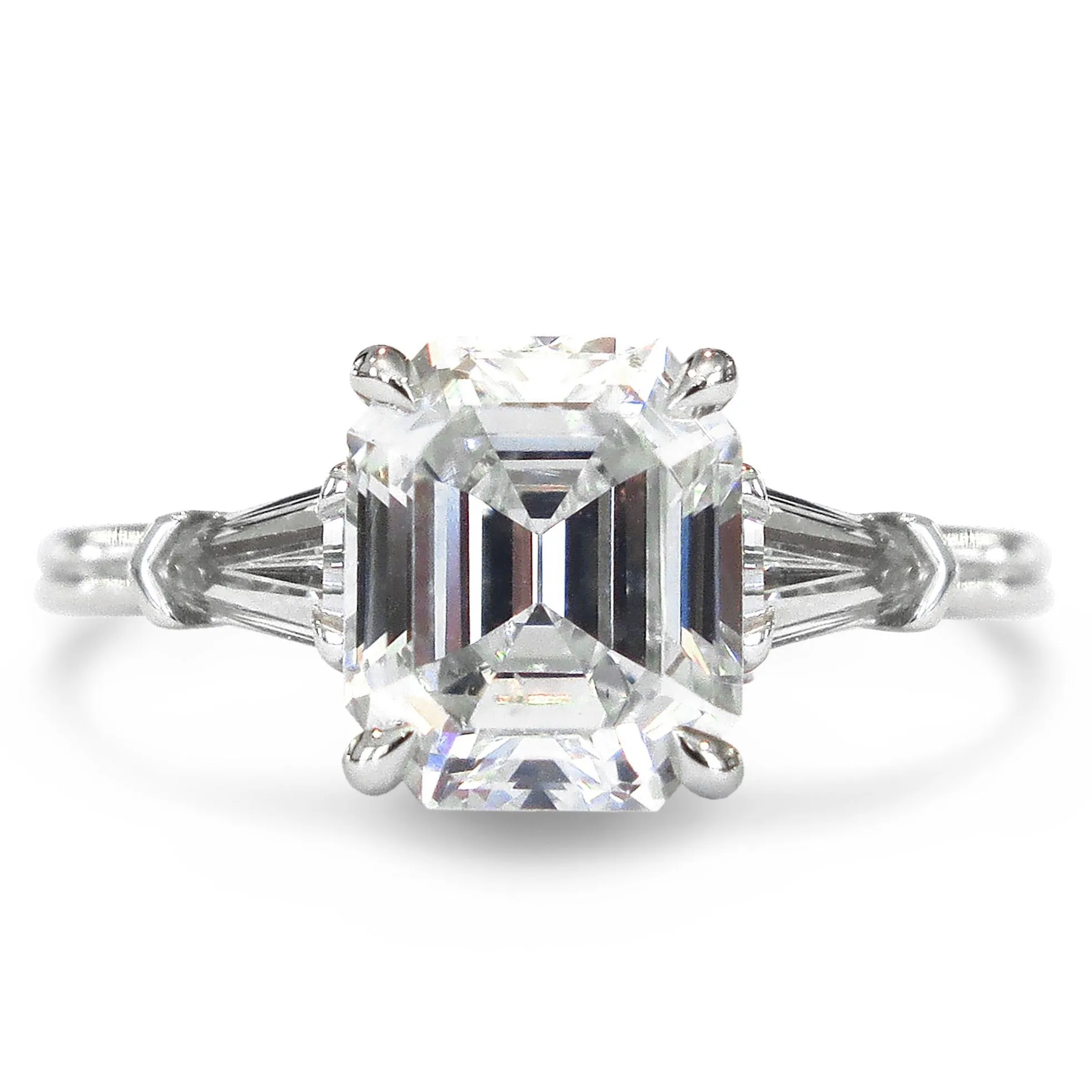Calais 2ct Asscher Cut Diamond Engagement Ring