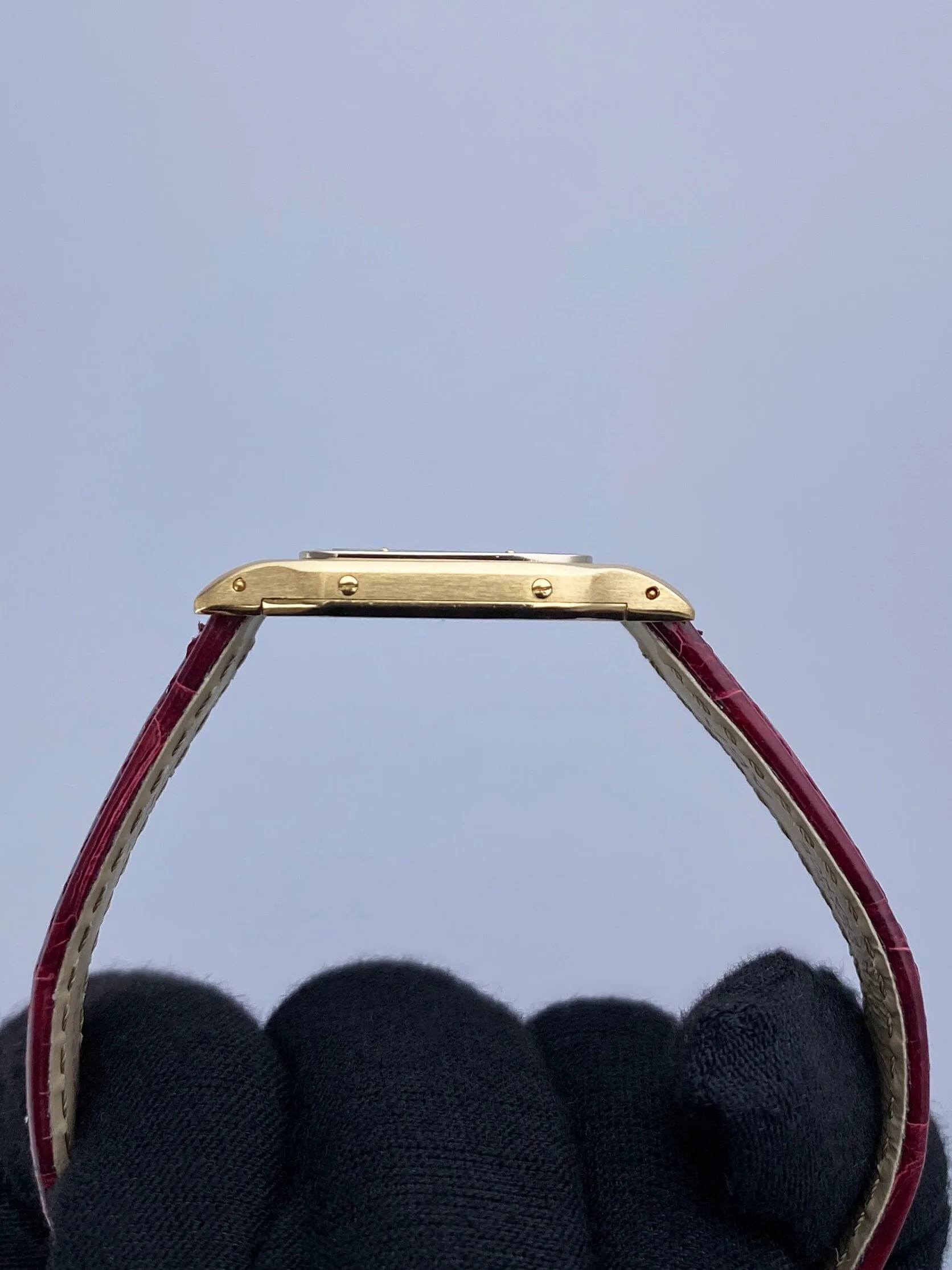 Cartier Santos Dumont W1505556 18K Yellow Gold Ladies Watch