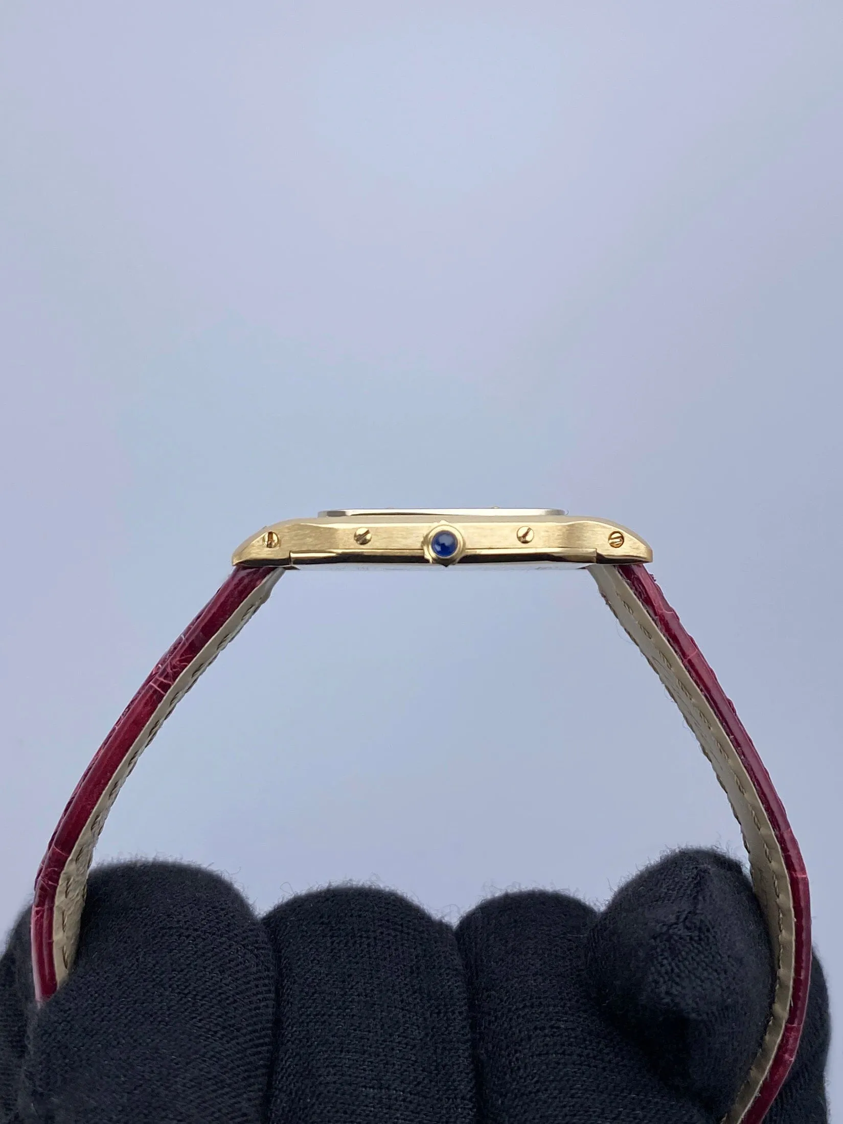 Cartier Santos Dumont W1505556 18K Yellow Gold Ladies Watch
