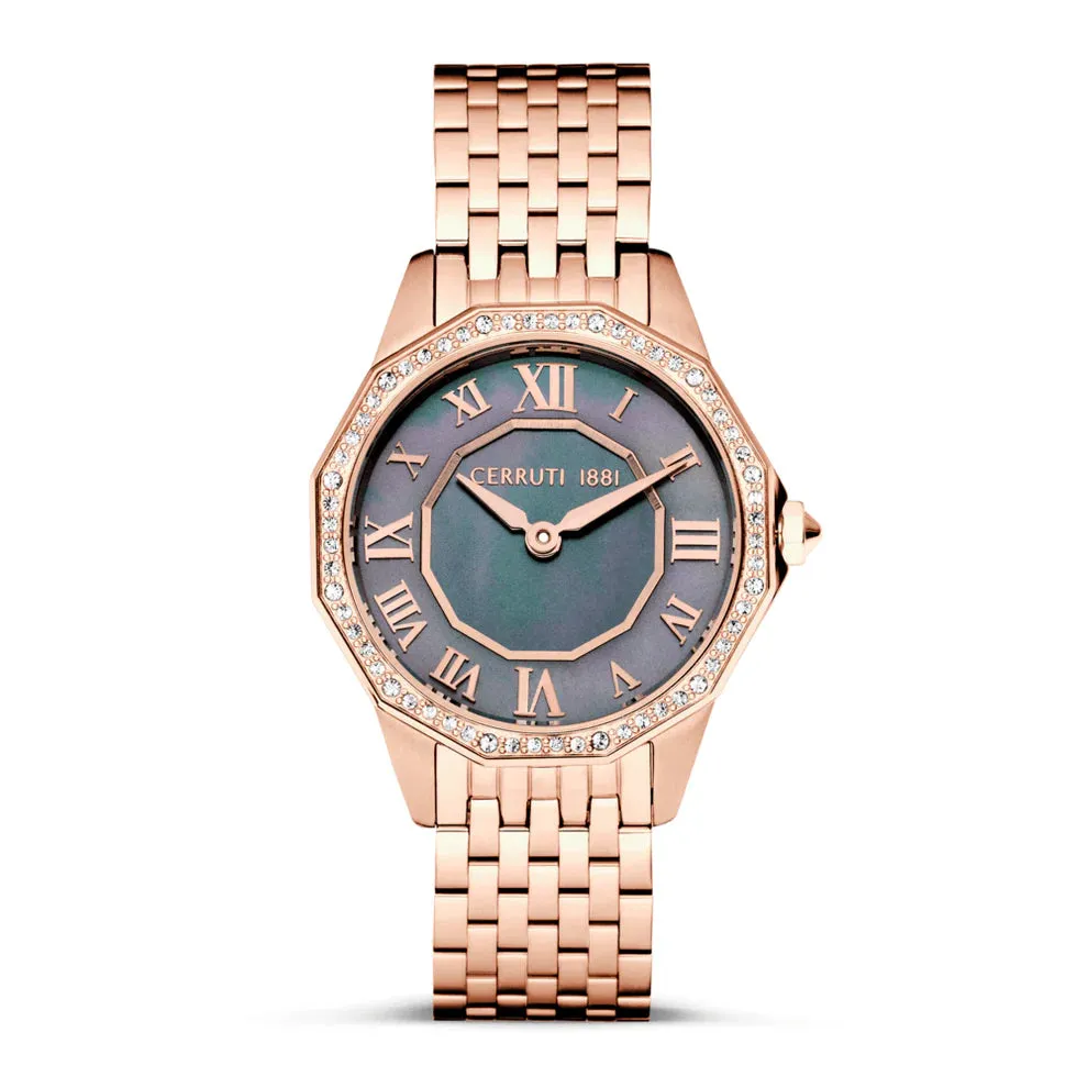 Cerruti 1881 Jesina Ladies Watch Set with Necklace and Earrings