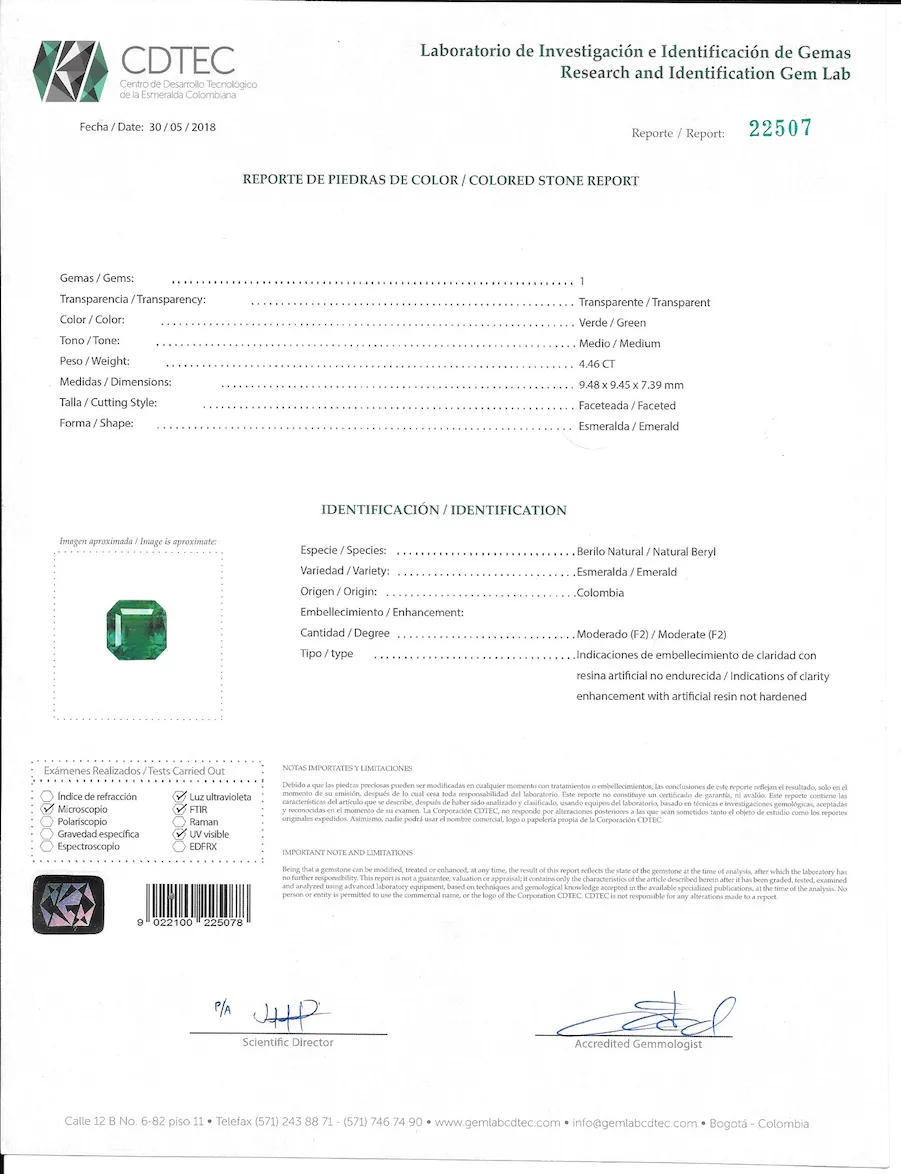 Certified 10.77 Carat Colombian Emerald Diamond Earrings 18K