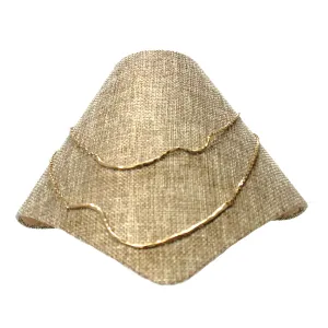 Charlie Paige Gold Two Bar Necklace