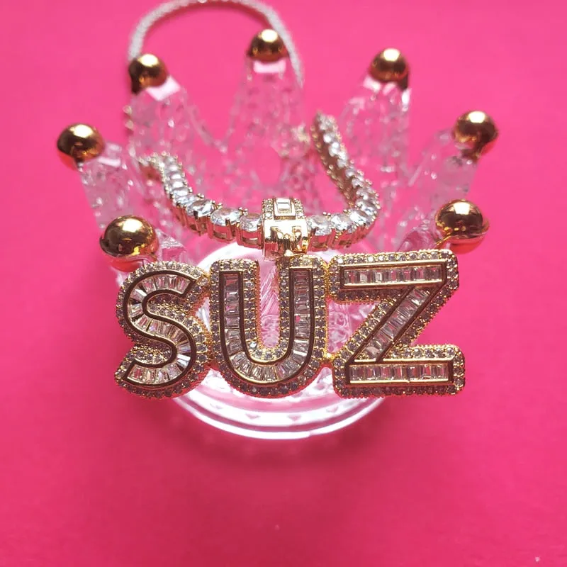 Charming Mini Baguette Tennis Necklace