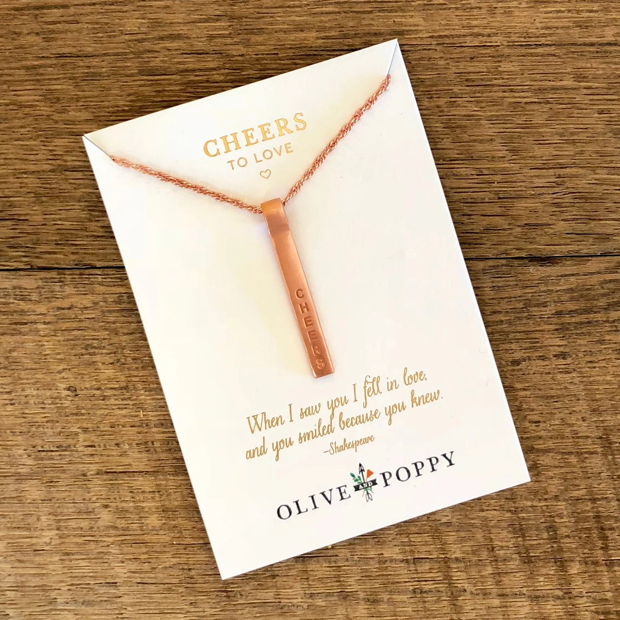 Cheers Necklace - Love