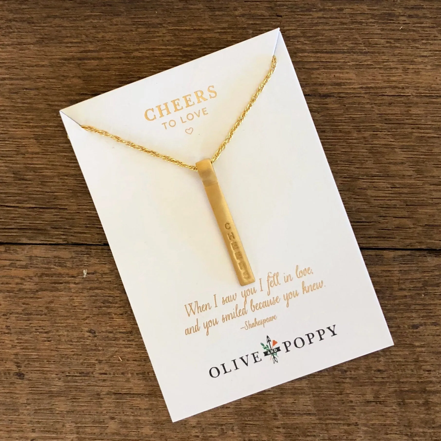 Cheers Necklace - Love