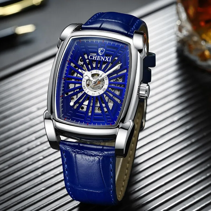 CHENXI Luxury Watches Top Brand Fashion Automatic Clock Luminous Waterproof Tourbillon Mechanical Watch Relogio Masculino