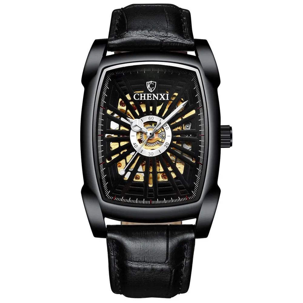 CHENXI Luxury Watches Top Brand Fashion Automatic Clock Luminous Waterproof Tourbillon Mechanical Watch Relogio Masculino
