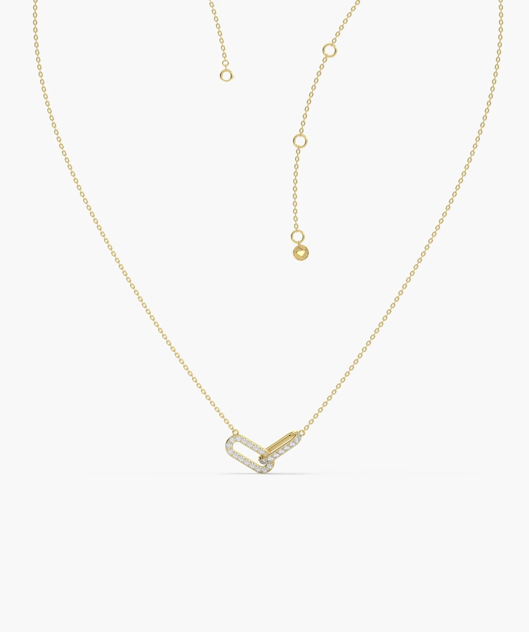 Chic Unity 14K Gold Necklace