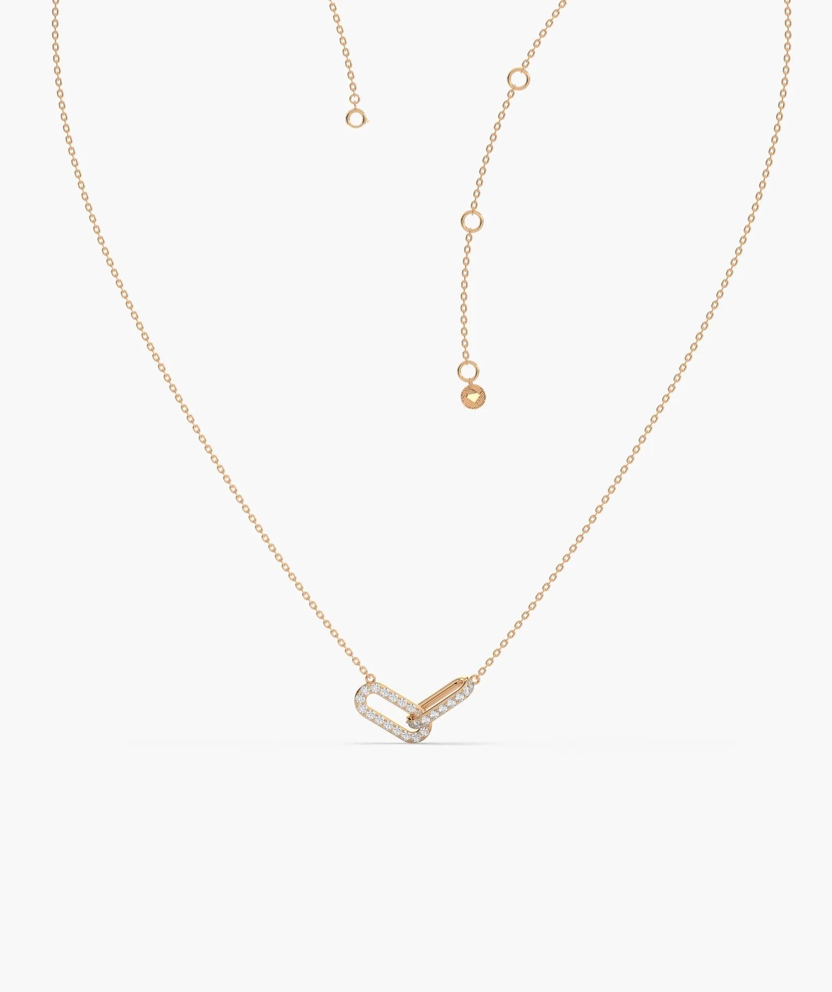 Chic Unity 14K Gold Necklace