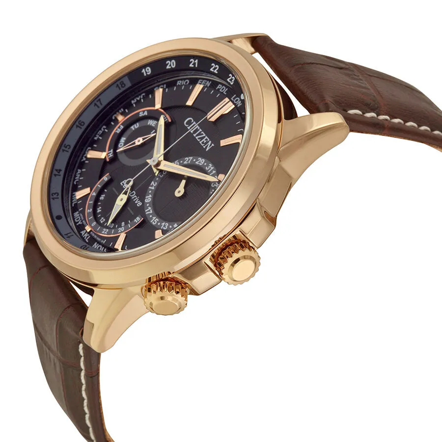 Citizen Calendrier Eco-Drive Black Dial Men's Watch BU2023-04E