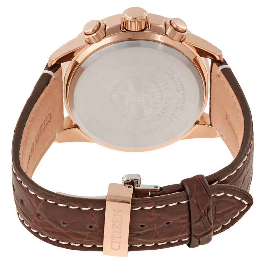 Citizen PCAT Perpetual Alarm Chronograph Black Dial Men's Watch AT4133-09E