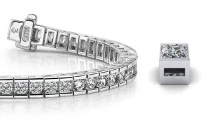 Classic Diamond Box Lab-Grown Diamond Tennis Bracelet with 3.52 ct.(finished) 2.5mm