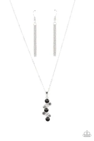 Classically Clustered Black Paparazzi Necklace