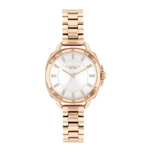 Coach Tatum Rose Gold Stainless Steel Silver Dial Quartz Watch for Ladies - 14504154