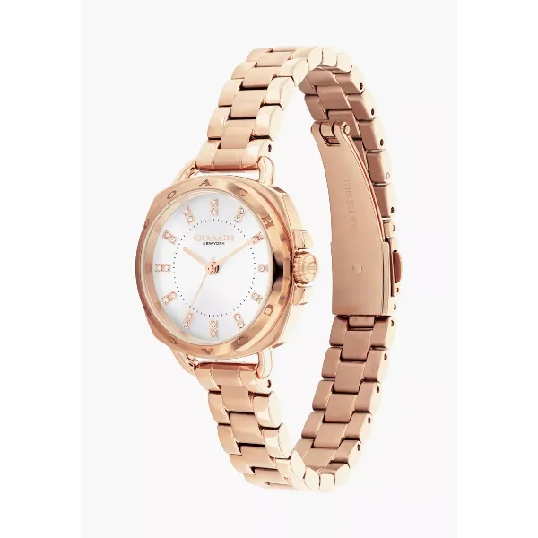 Coach Tatum Rose Gold Stainless Steel Silver Dial Quartz Watch for Ladies - 14504154