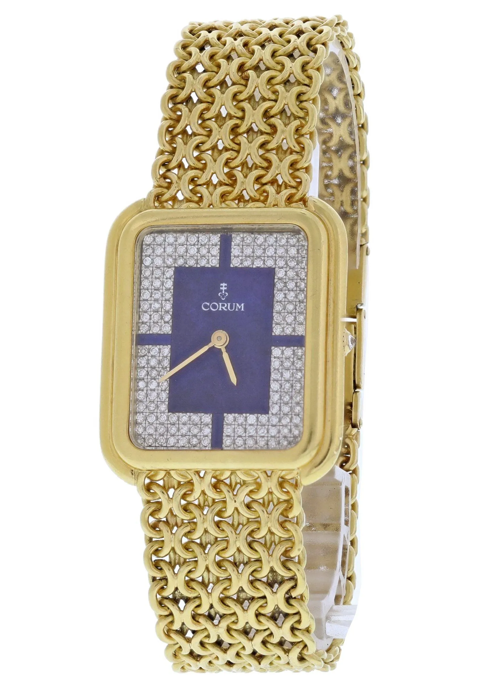 Corum 18K Yellow Gold With Diamond Watch