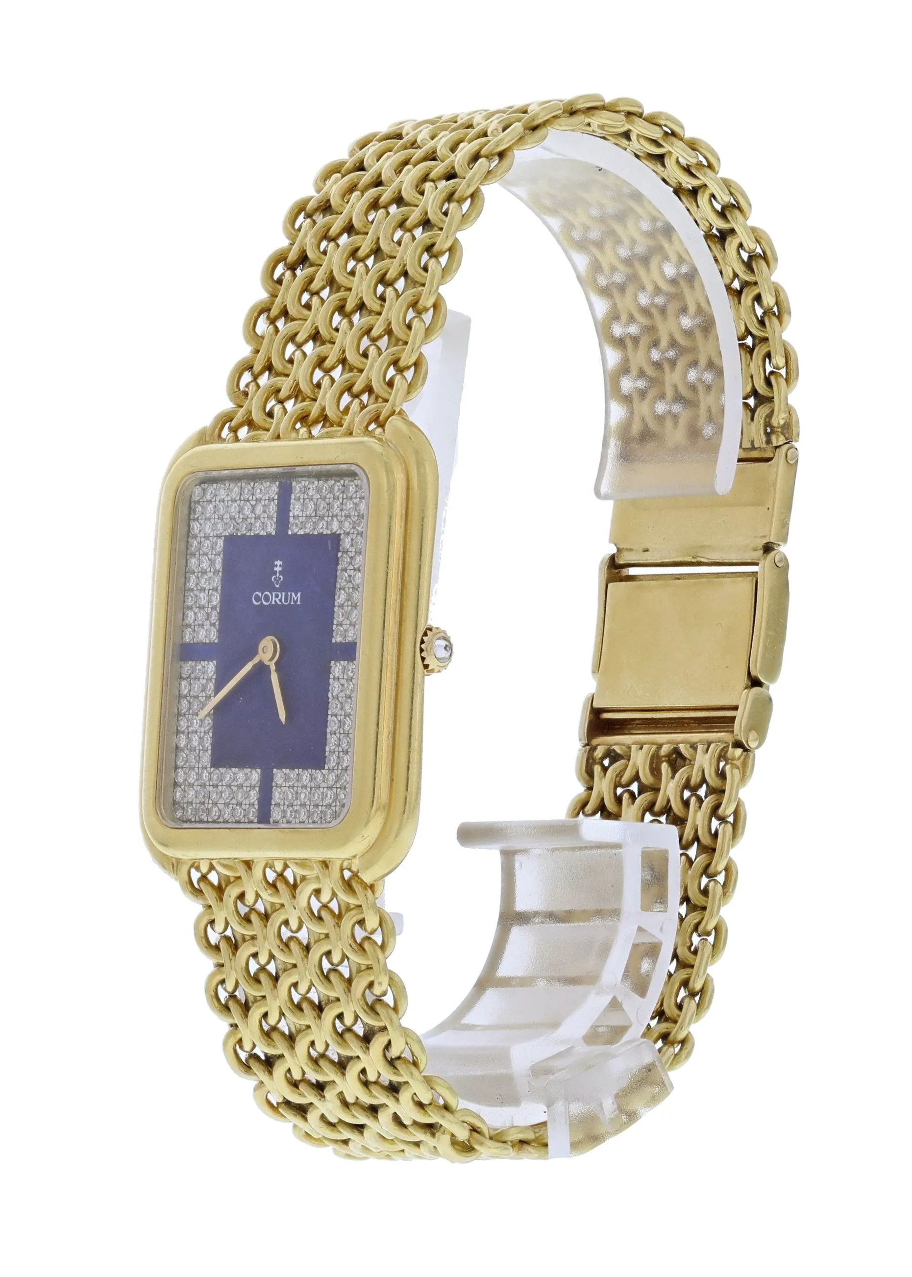 Corum 18K Yellow Gold With Diamond Watch