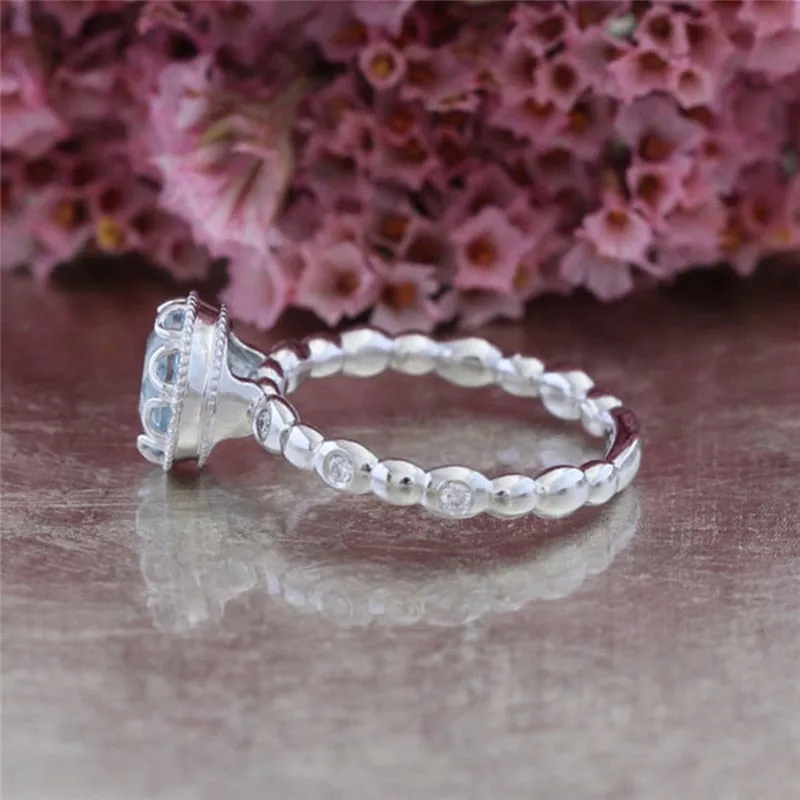 Crystal Engagement Ring