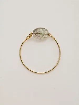 Cut Gemstone Ring