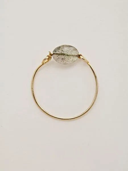 Cut Gemstone Ring