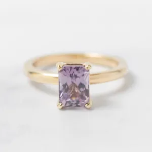 Cypress Ring - Purple Spinel in 14k Yellow Gold