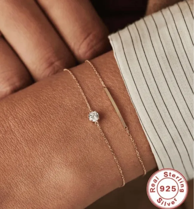 Dainty Diamond Bracelet