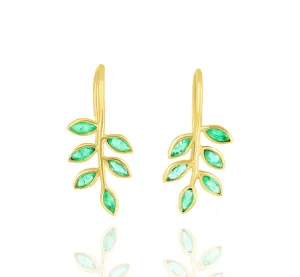 Dangling Emerald Leaves
