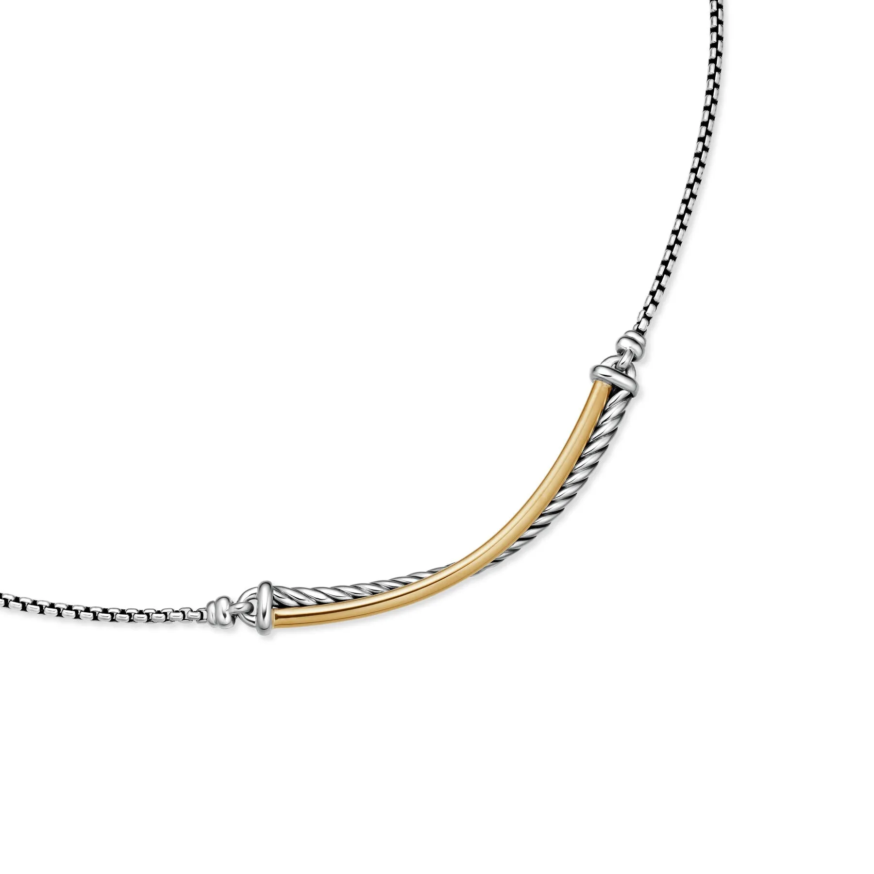 David Yurman The Crossover® Collection Necklaces & Pendant in Silver and 18-Karat Yellow Gold