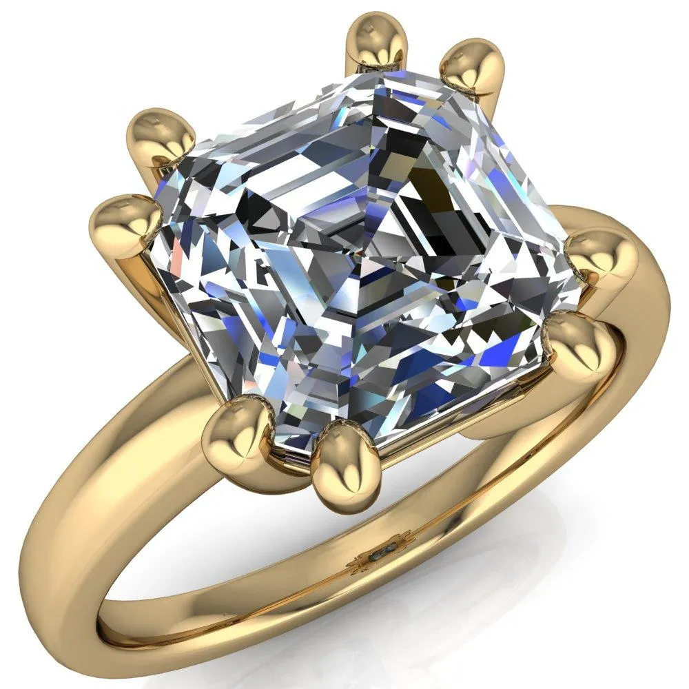 Deborah Asscher Moissanite 8 Prong Ring