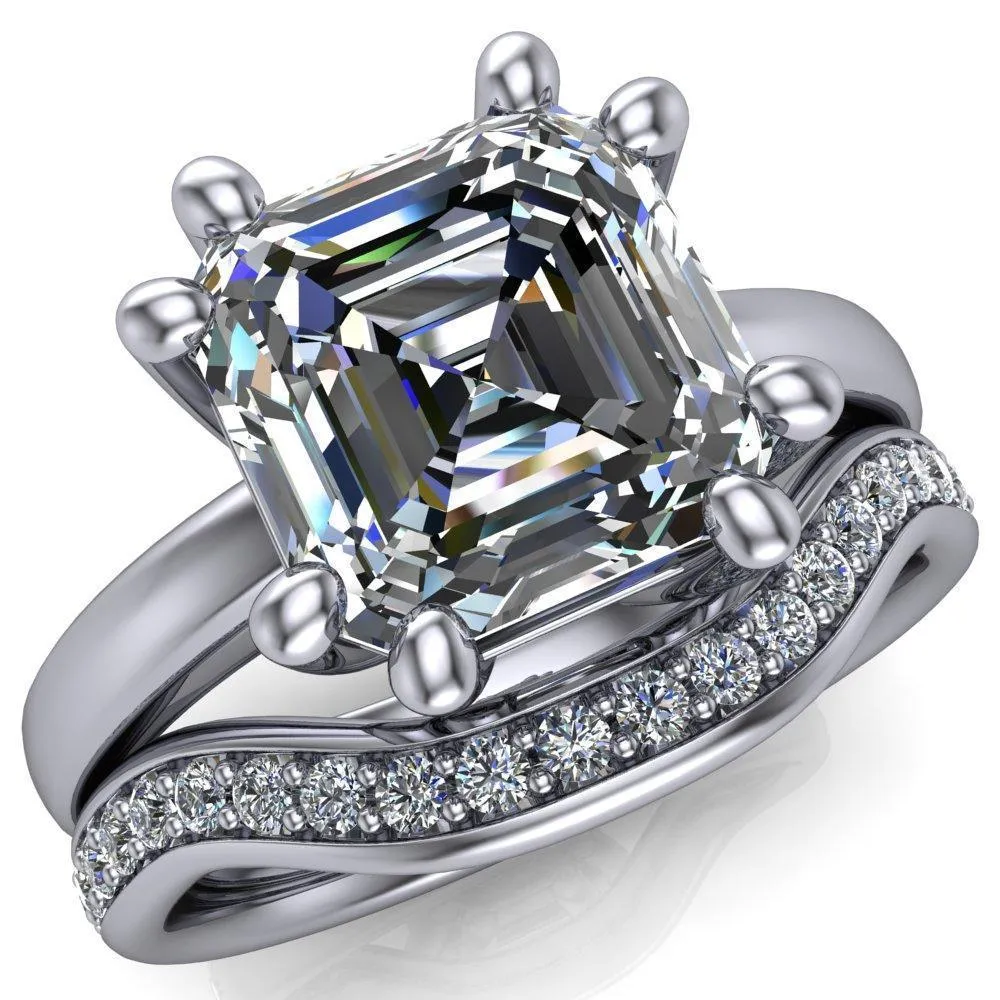 Deborah Asscher Moissanite 8 Prong Ring