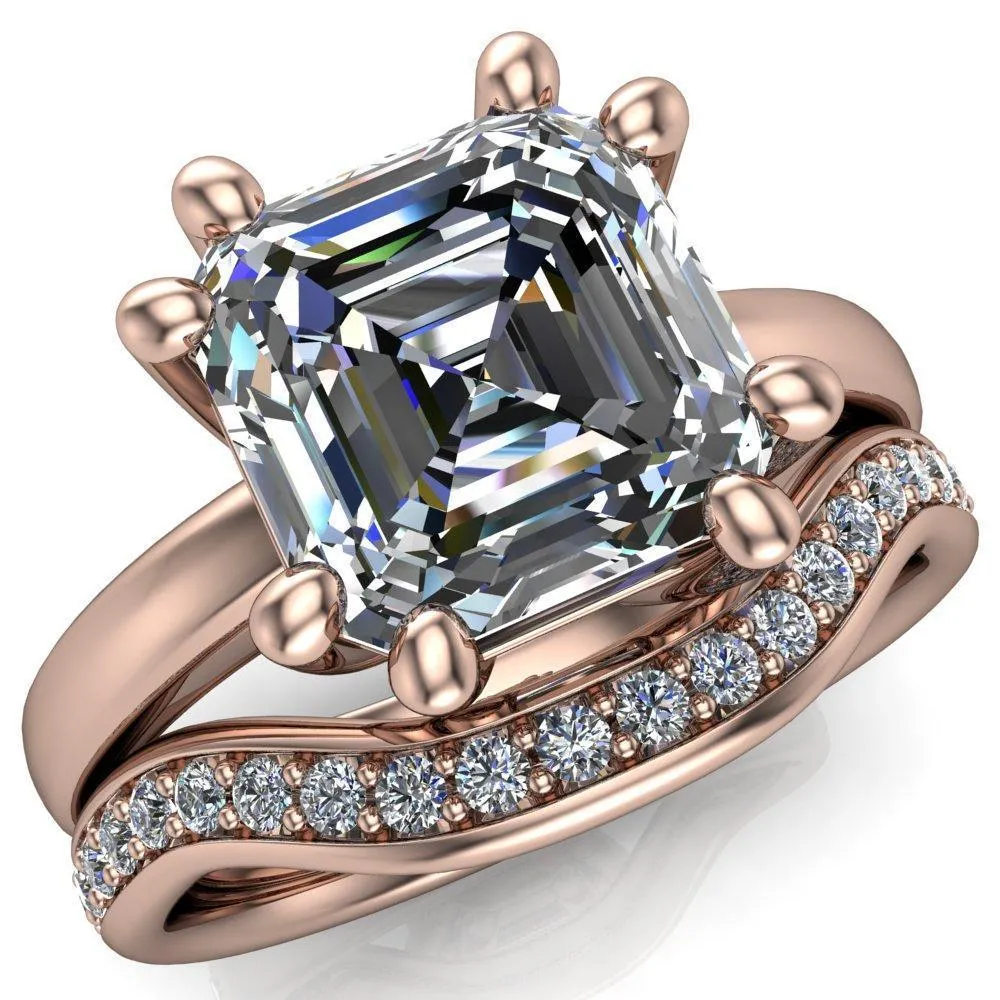 Deborah Asscher Moissanite 8 Prong Ring