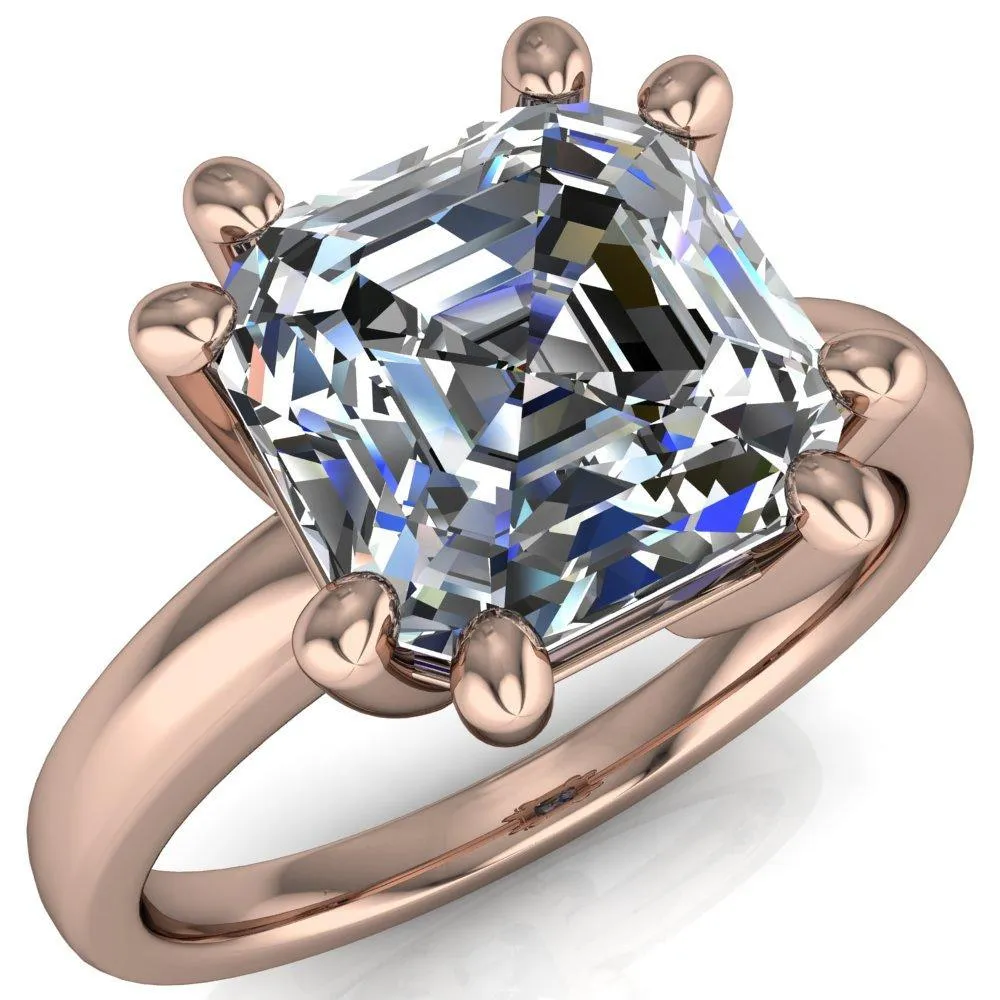 Deborah Asscher Moissanite 8 Prong Ring