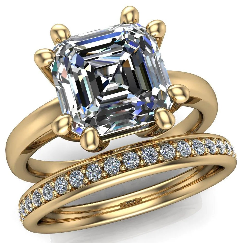 Deborah Asscher Moissanite 8 Prong Ring