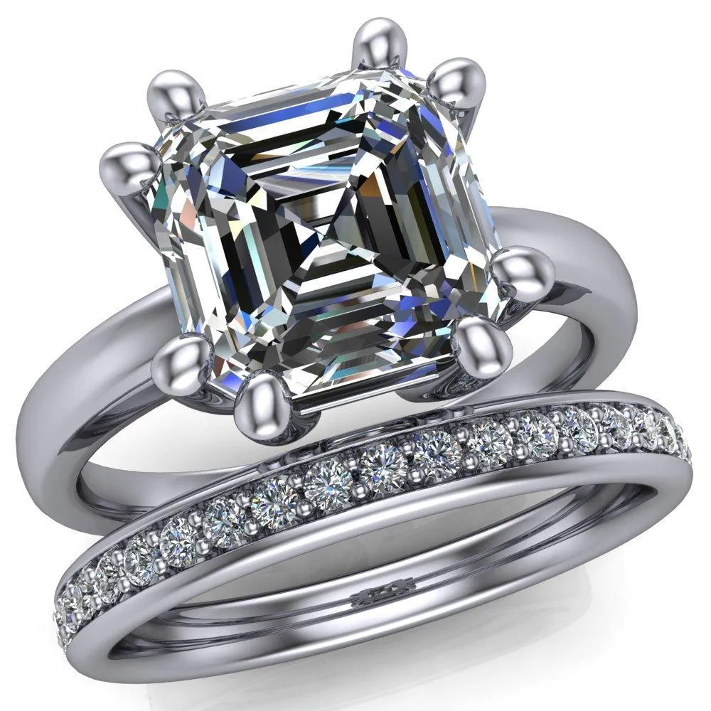 Deborah Asscher Moissanite 8 Prong Ring