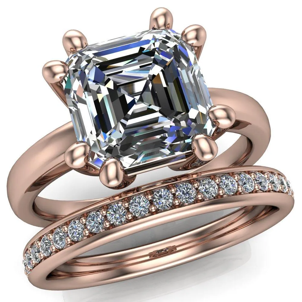 Deborah Asscher Moissanite 8 Prong Ring