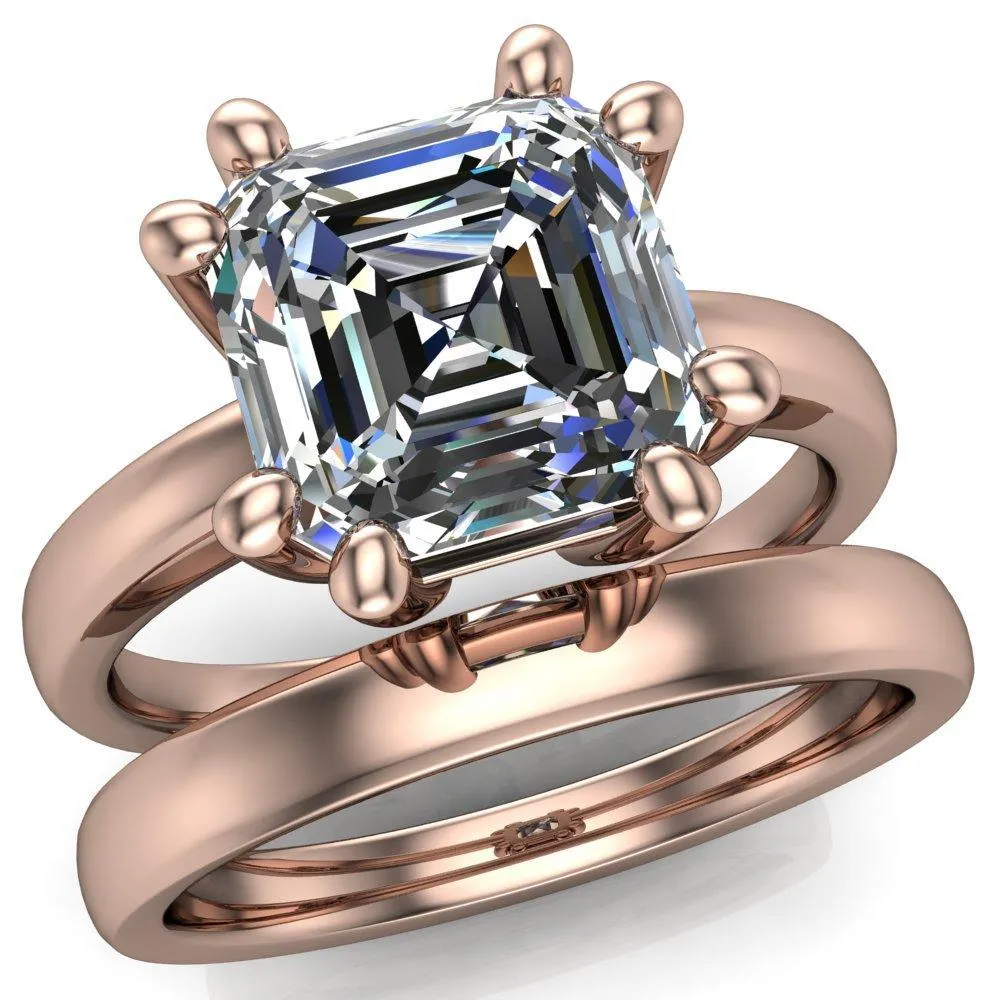 Deborah Asscher Moissanite 8 Prong Ring