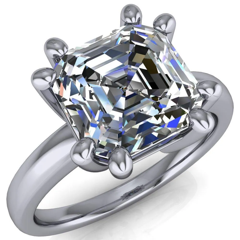 Deborah Asscher Moissanite 8 Prong Ring