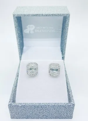 Diamond Baguette Earrings