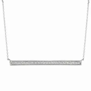 DIAMOND BAR NECKLACE 14K GOLD (0.25 CTW) N5386.25WD